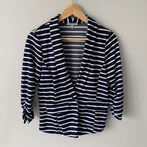 Navy Striped Women's Blazer